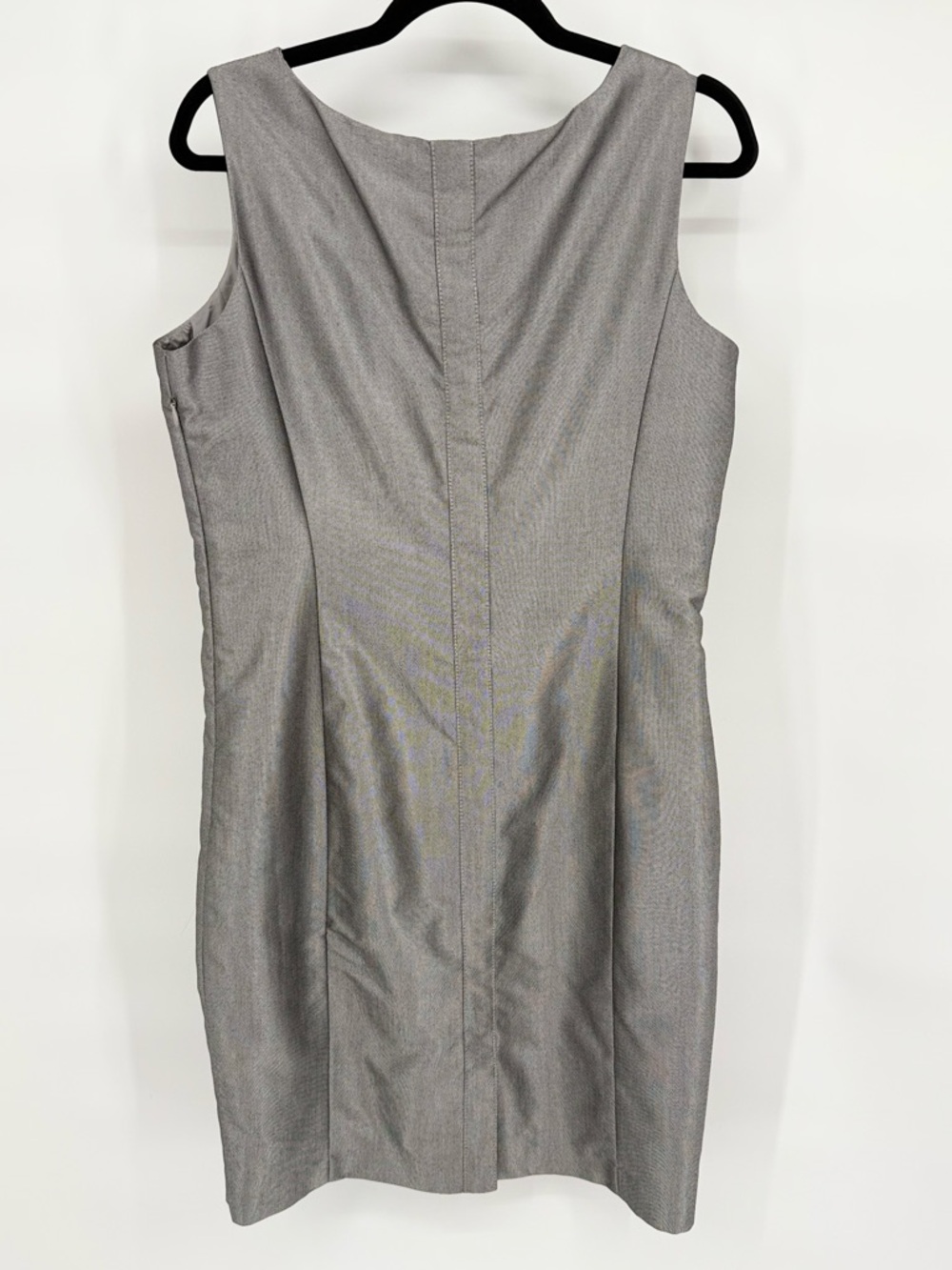 Calvin Klein Belted Sheath Dress‎ Women's 12 Sleeveless Tailored Career Office - Picture 5 of 12